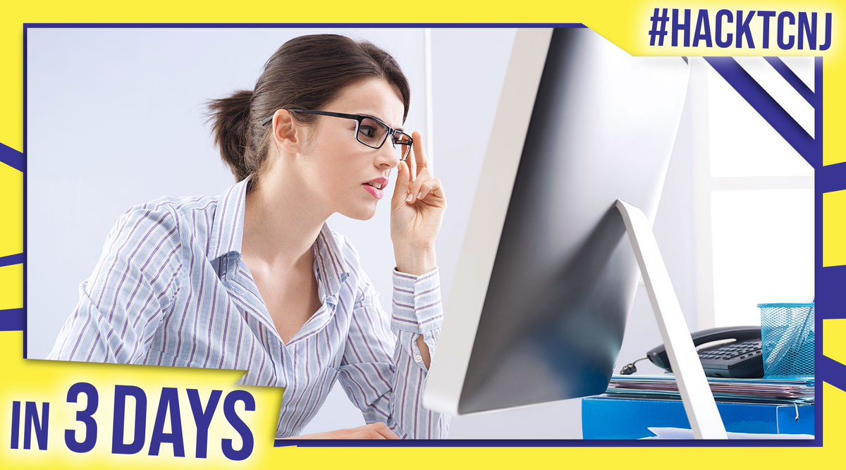Hey hackers! HackTCNJ is only 3 days away, so remember to register at hacktcnj.com

Did you know that people blink less when they use computers? While people blink around 20 times per minute, you can blink as little as 7 times per minute while focused on a computer!