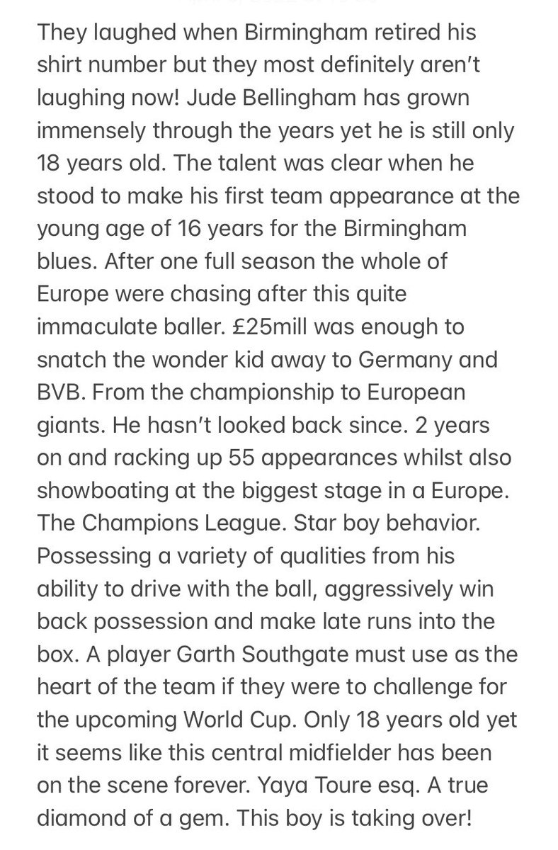 Jude Bellingham. Star boy.