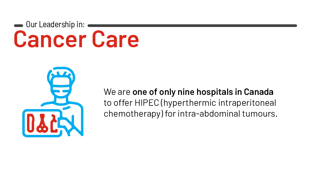 “We provide individualized treatments and whole-person care from highly specialized surgeries and targeted systemic therapy to clinical trials and research access,” says Dr. Christine Brezden, Medical Director, #SinaiHealth’s Cancer Program. sinaihealth.ca/news/a-spotlig…