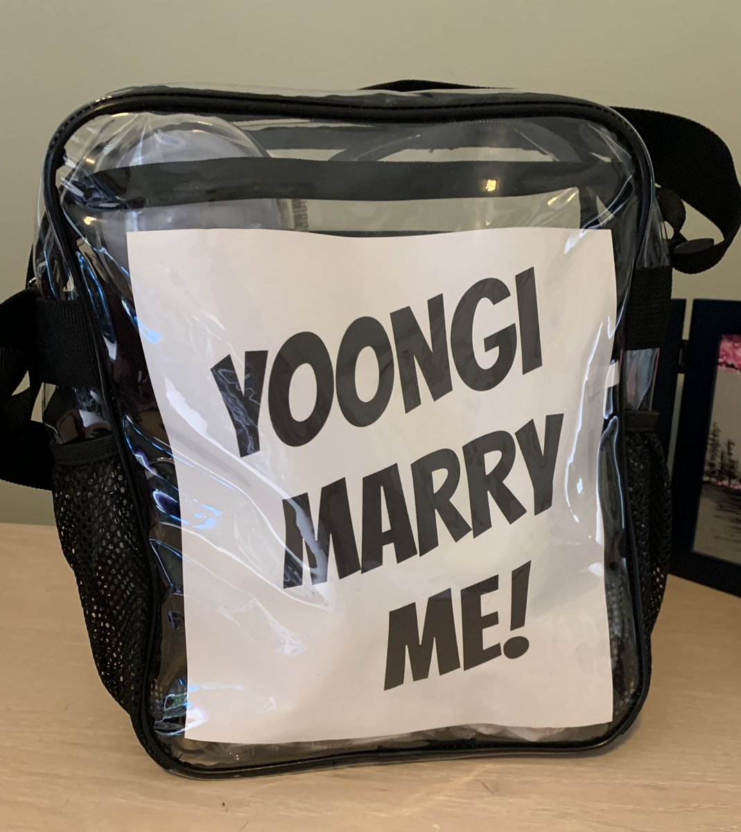 smclmly's tweet photo. OMG, my husband just saw my bag! @BTS_twt 😂🤣😆 https://t.co/cezpcUgAlx
