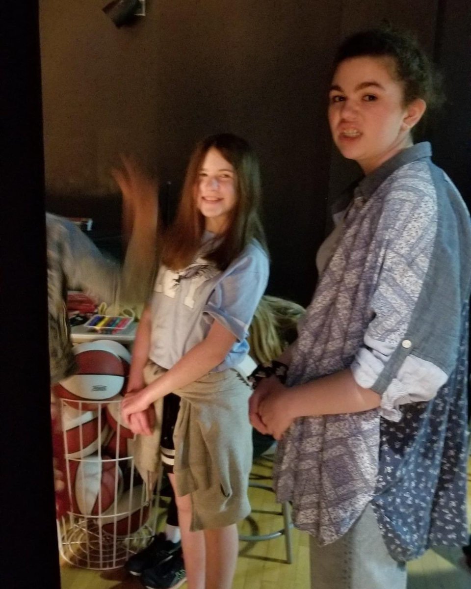 unitycharter's tweet image. .@unitycharter Backstage scenes during today's dress rehearsal! We can't wait for the show tomorrow! #HighSchoolMusicalJr #unitywolves