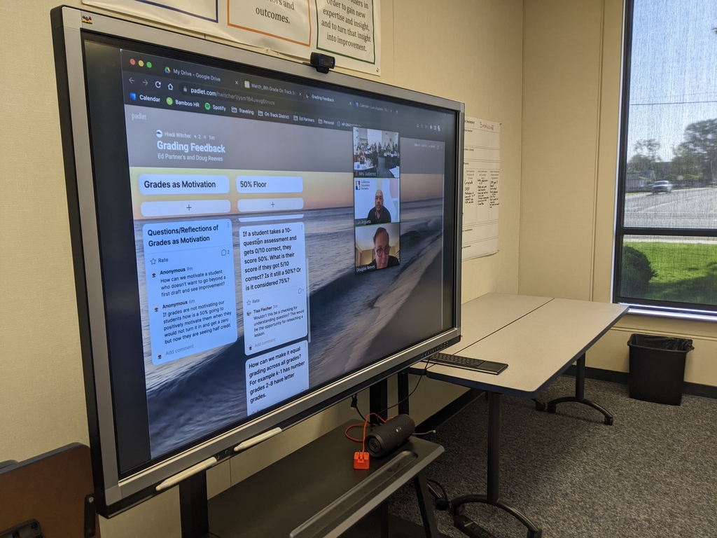 Great to have <a href="/DouglasReeves/">Douglas Reeves</a> join our teaching staff today. Thanks to <a href="/AdmmomH/">Hiedi Witcher</a> from BW &amp; <a href="/LuisEArgueta1/">Luis E. Argueta</a>  from <a href="/caedpartners/">California Education Partners</a> for a discussion regarding grading for motivation and what does 50% really represent in accurate grading. #1townschoolcommunity <a href="/SmallSchoolDA/">SSDA</a> <a href="/nrea1/">NREA</a> <a href="/KCSOS/">KCSOS</a>