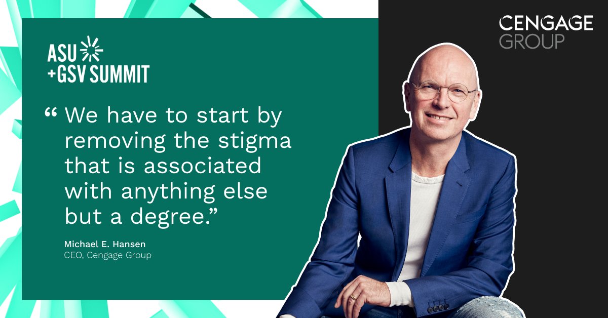 During an <a href="/asugsvsummit/">ASU+GSV</a> panel, our CEO Michael Hansen discussed the #educational pathways that can help improve workforce outcomes. In @ChrisBurtedu's <a href="/universitybiz/">University Business</a> piece, hear more of Michael's thoughts on the future of #learning &amp; the #workforce: bit.ly/3uf3rZ3
