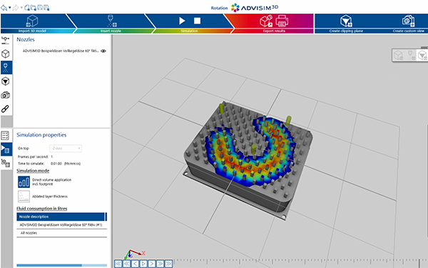 Our developers have made substantial progress in #ADVISIM3D. The simulability of rotating nozzle motions was realized in version 1.4. The extension of the nozzle catalog already keeps us busy. Learn more and discover #sprayshadows in your #plantdesign.
bit.ly/3r6NvpY