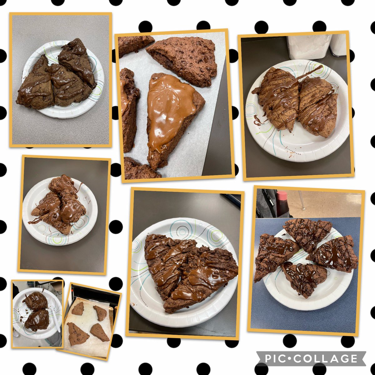LHS210Krolo's tweet photo. Triple Chocolate Scones ๐ซ#WeAreLemont #pastries #AdvancedBaking https://t.co/Havk0Xrn26