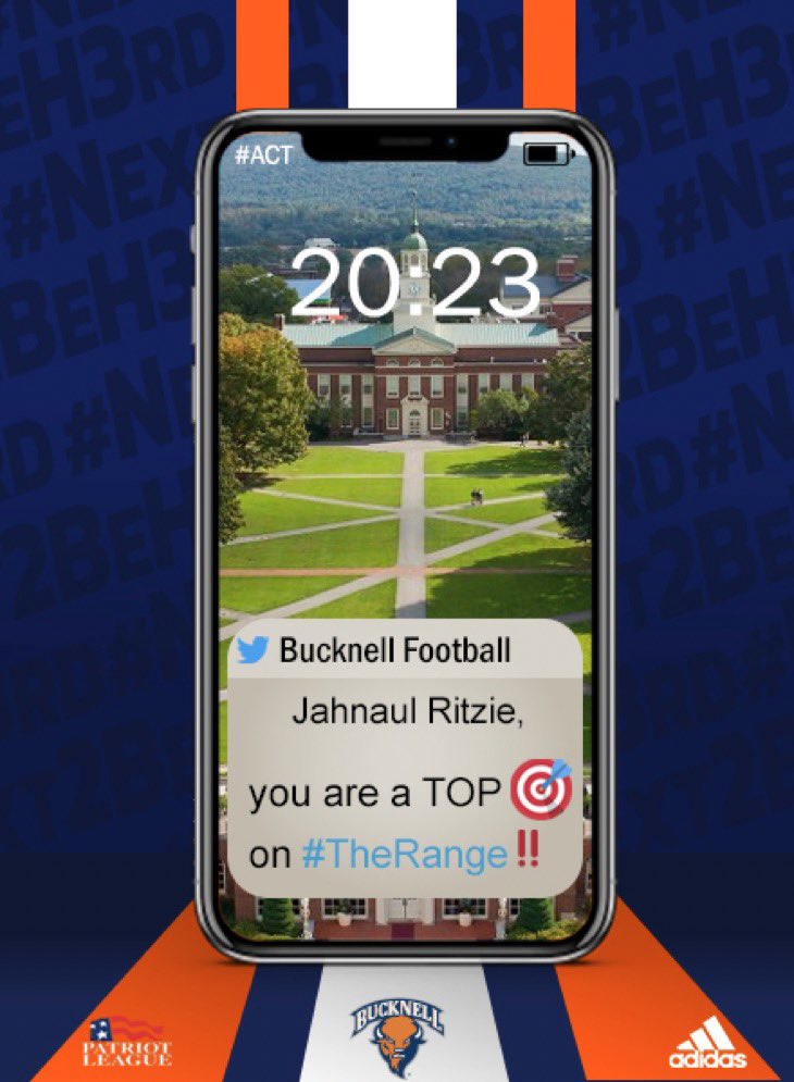 Bucknell showing love! <a href="/Coach_Redd/">Ryan Redd</a> 
<a href="/CoachStevenson6/">Coach Steve</a>