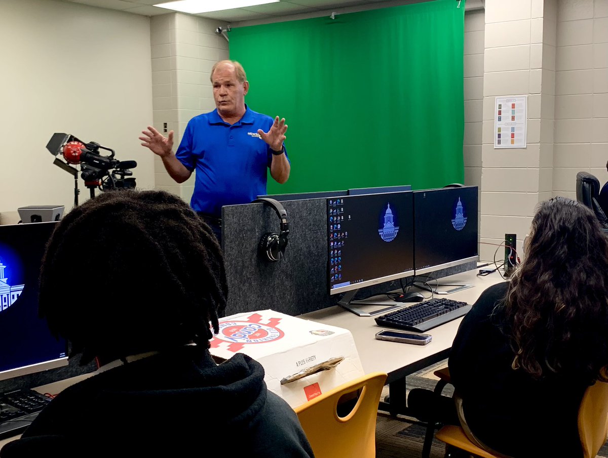 Huge thank you to <a href="/RPatrickWKRG/">Randy Patrick</a> from <a href="/WKRG/">WKRG</a> for visiting our studio today. Gaining insights from such a respected member of the broadcasting community is priceless. Thanks for sharing your time and talent! #DavidsonDifference #LearningLeading