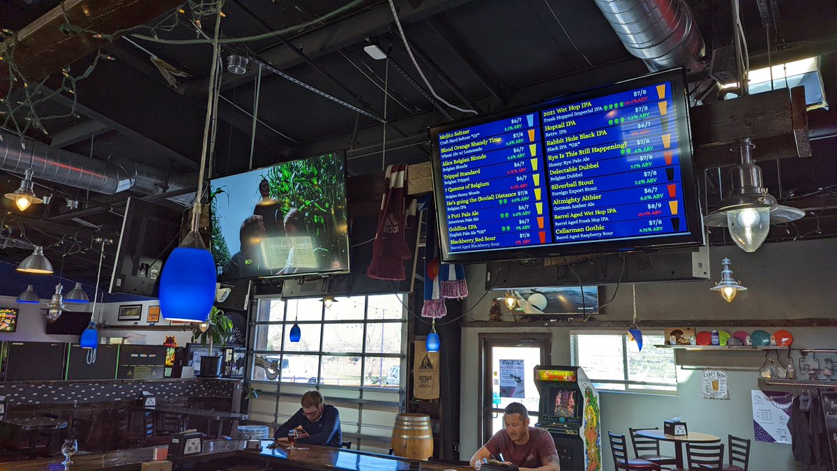 BreweriesOnTour's tweet photo. We're down the rabbit hole with Bites and Flights with friends at @WonderlandBeers in Broomfield. Have you been?
#ColoradoCraftBreweryGuide #IPAAllDay #HaveTravelWillBeer https://t.co/7mRzb7TTIl
