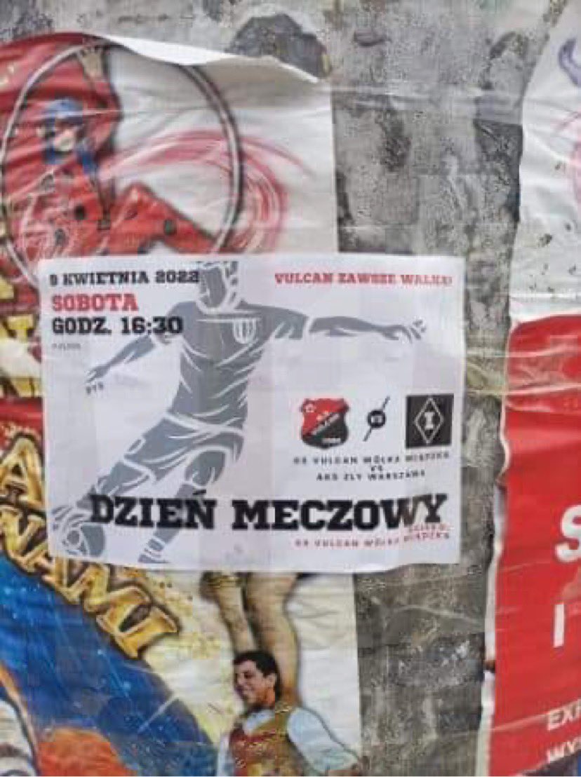 KsVulcanWM's tweet photo. 🔴⚫️ ZAPOWIEDZI MECZOWE! WRACAMY DO ŹRÓDEŁ!
Gorączka sobotniego dnia meczowego trwa 💪 Dziś, dzięki wspaniałej inicjatywie Andrzej Gawryś ❤️🖤poza klasyczną zapowiedzią na naszym profilu w internecie, mamy oklejoną całą okolicę w REALU. Cała Wólka na Vulcan!
#VulcanZawszeWalka https://t.co/5My6kxmNpQ