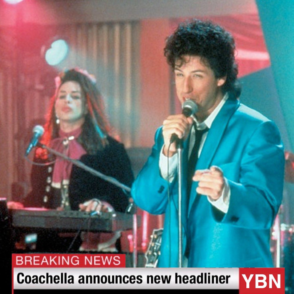 Coachella announced a new headliner… it’s not us! More at 11!
