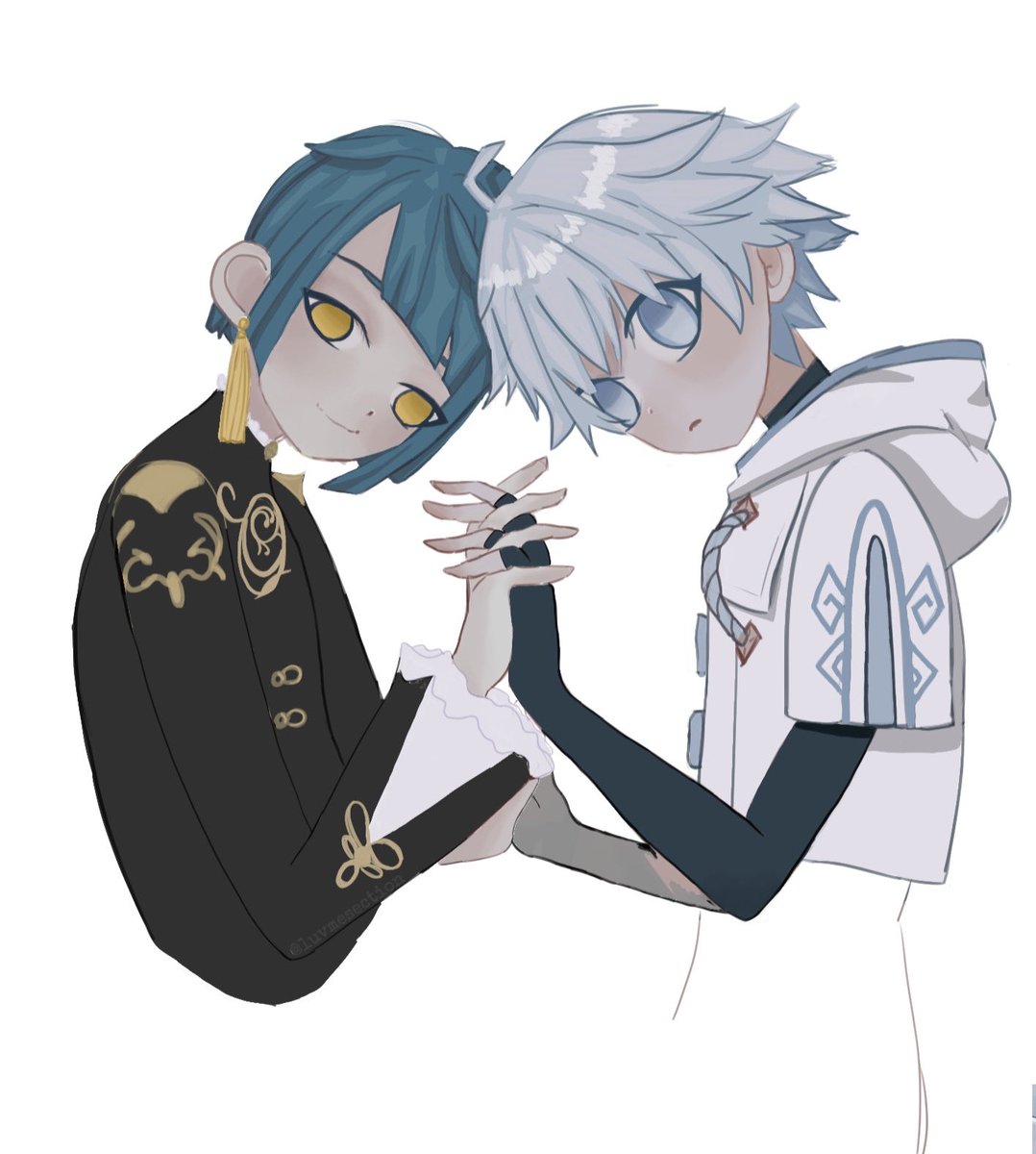 luvmesection's tweet image. unfinished but here’s #Chongyun x #xingyun