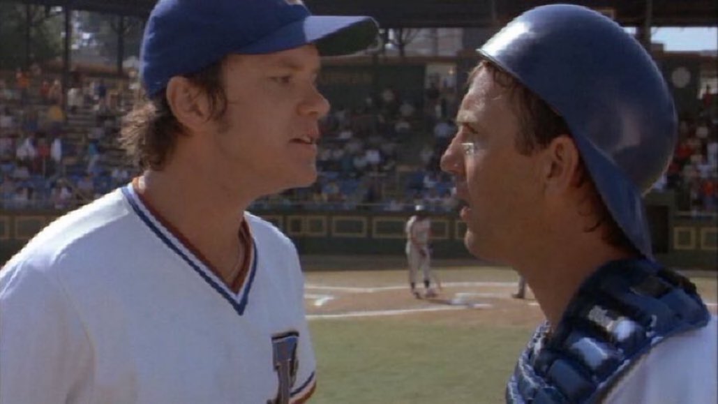 So relax! Let's have some fun out here! This game's fun, OK? Fun goddamnit. -Bull Durham