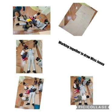 BeautifulB_CC's tweet photo. We participated in self portraits with our friends, tracing our teacher, tracing and decorating each other's hands, and even a friendly game of Tug-of-War!  We are celebrating all month long!! #WOYC22 https://t.co/w4gkuueAyx