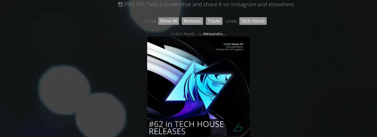 <a href="/BlackSevenMusic/">Black Seven Music</a> is CHARTED 1x @ Beatport. BIGUP to Alessandro Diruggiero,  Rob Stillekens README beattracker.com/label/black-se…