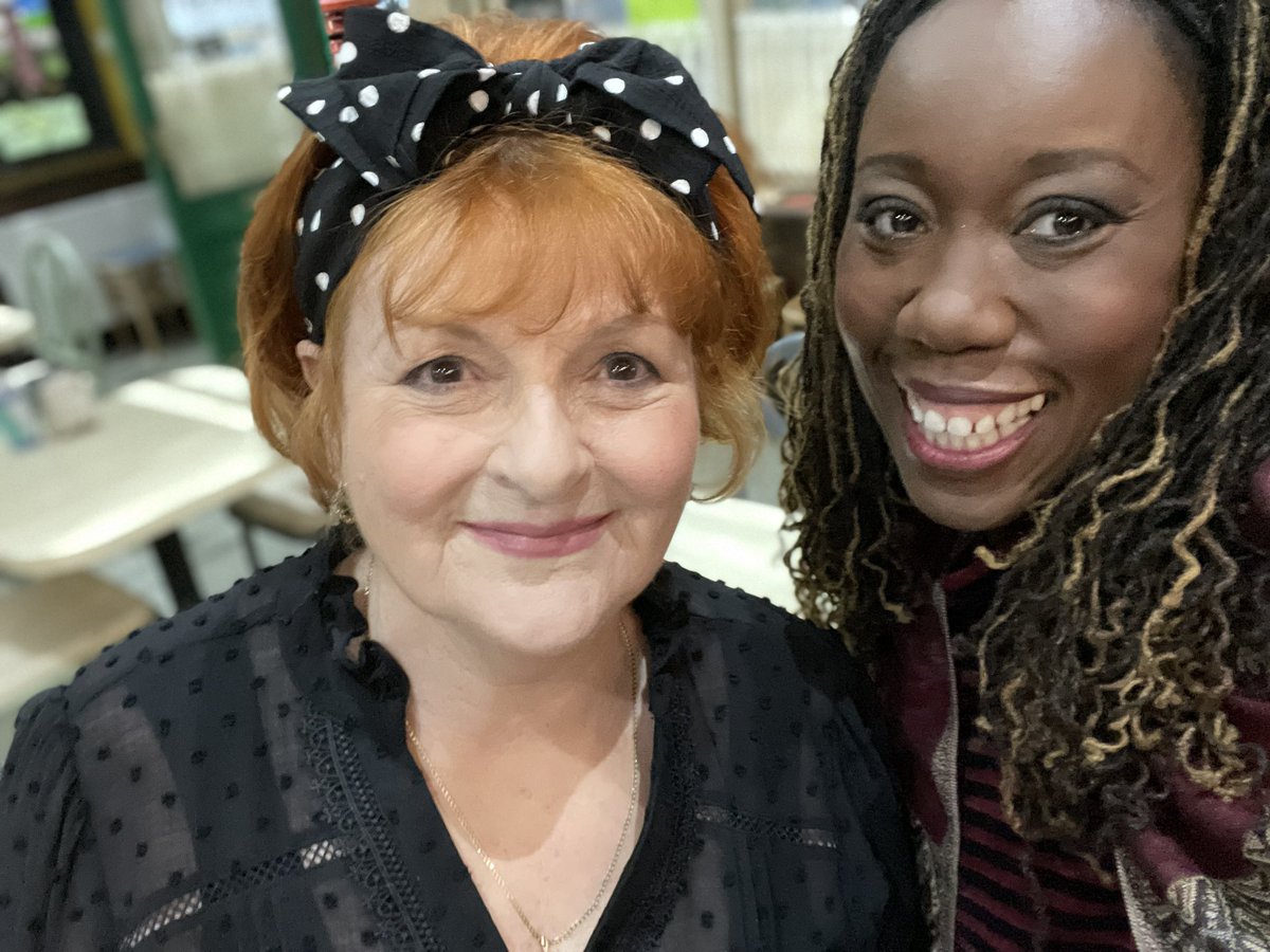 On #KateandKoji tonite with these absolute delights. Joy to work with you both ❤️❤️

<a href="/BrendaBlethyn/">Brenda Blethyn</a> <a href="/okorie_chukwu/">Okorie Chukwu</a> <a href="/HatTrickProd/">Hat Trick</a> 
<a href="/ITV/">ITV</a> 9pm