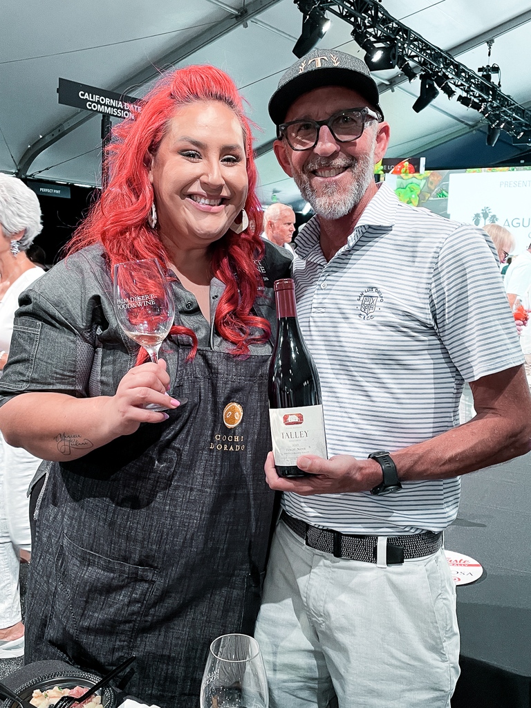 Talley Vineyards (@talleyvineyards) on Twitter photo Talley Vineyards was lucky enough to be paired with @chefclaudiasandoval at this year's James Beard Foundation Luncheon, kicking off <a href="/pdfoodandwine/">Palm Desert Food and Wine</a>. Her contagious laugh and Scallop Pomegranate Aquachile (paired with our 2018 Estate Chardonnay) stole the show. Thanks Chef! Talley Vineyards was lucky enough to be paired with @chefclaudiasandoval at this year's James Beard Foundation Luncheon, kicking off <a href="/pdfoodandwine/">Palm Desert Food and Wine</a>. Her contagious laugh and Scallop Pomegranate Aquachile (paired with our 2018 Estate Chardonnay) stole the show. Thanks Chef!