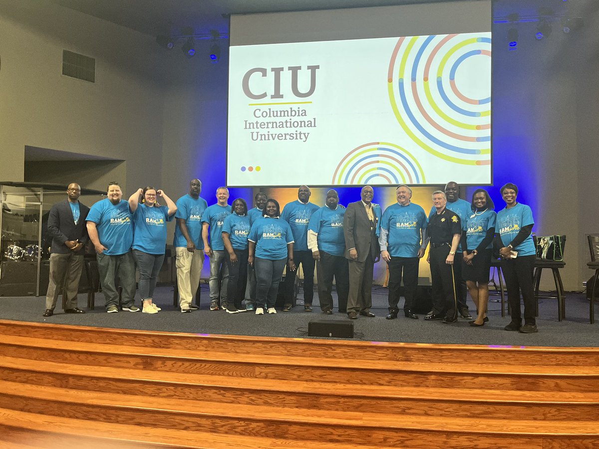 Gretchen D. Barron (@teambarron7) on Twitter photo Yesterday, I was honored to participate in <a href="/DiscoverCIU/">Columbia International University</a> RAMSERV, which is a day of service. Over 1,000 volunteers from CIU, <a href="/BenedictEDU/">Benedict College</a> <a href="/ColumbiaKoala/">Columbia College, SC</a> <a href="/BenLippenSchool/">Ben Lippen School</a> <a href="/RCSD/">Richland County Sheriff's Dept.</a> <a href="/RichlandOne/">Richland One Schools</a> joined forces to lend a happy helping to local community organizations in <a href="/RichlandSC/">RichlandSC</a> Yesterday, I was honored to participate in <a href="/DiscoverCIU/">Columbia International University</a> RAMSERV, which is a day of service. Over 1,000 volunteers from CIU, <a href="/BenedictEDU/">Benedict College</a> <a href="/ColumbiaKoala/">Columbia College, SC</a> <a href="/BenLippenSchool/">Ben Lippen School</a> <a href="/RCSD/">Richland County Sheriff's Dept.</a> <a href="/RichlandOne/">Richland One Schools</a> joined forces to lend a happy helping to local community organizations in <a href="/RichlandSC/">RichlandSC</a>
