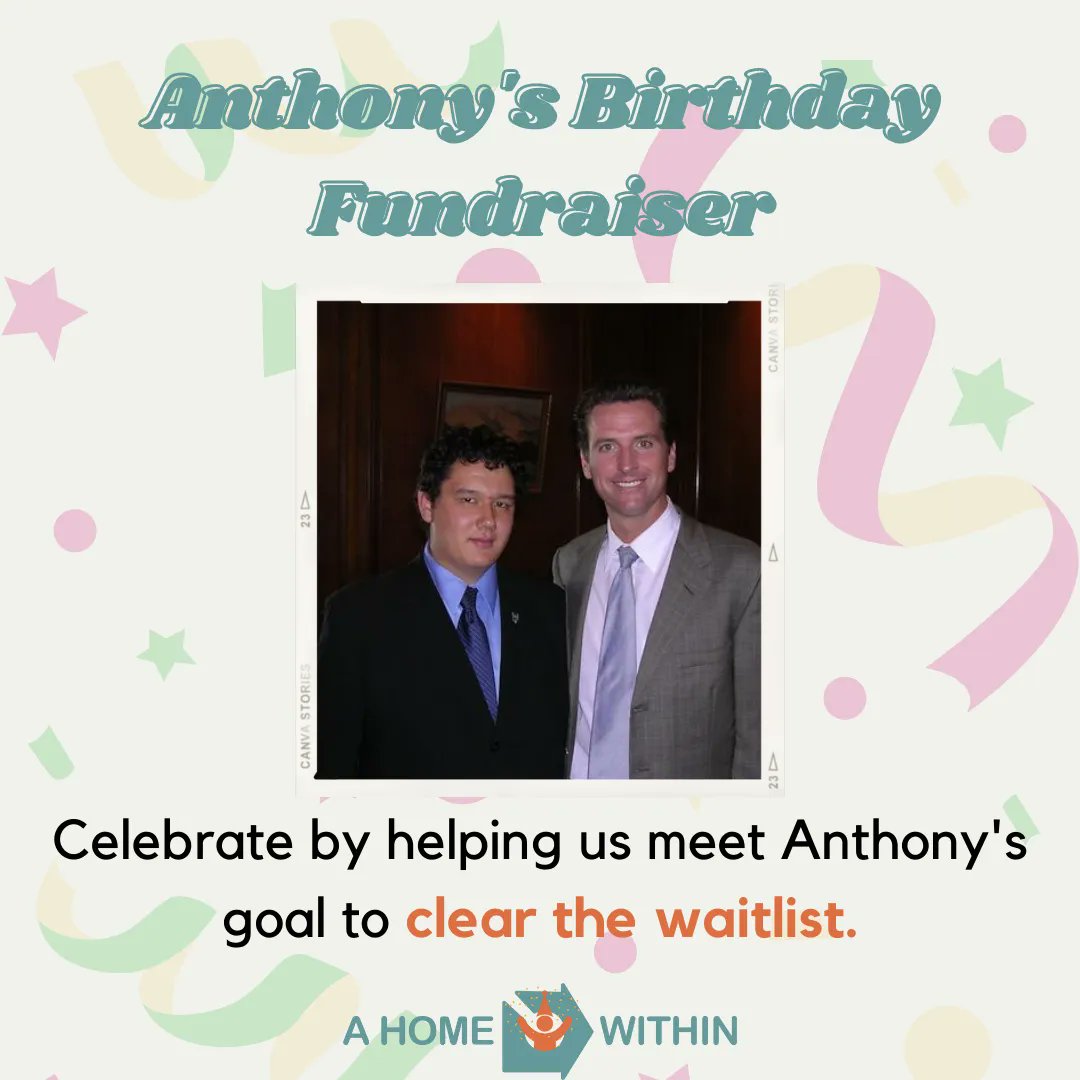 Reed here to remind u that @AnthonyPicoCA's bday is in 10 days! Help us #clearthewaitlist 2 celebrate Anthony, AHW client &amp; Board member. This is what he looked like when I first met him 14 years ago!!
#ahomewithin #therapy #mentalhealth #foster #fostercare #mentalhealthawareness