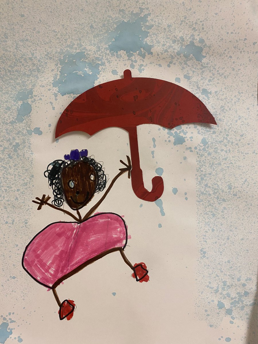 IndianaAreaSD's tweet photo. Rain, Rain- Go away! Come again another day.... unless you’re in PreK!! 🌧☔️🌧Then, you make an awesome umbrella collage!!#PreKfun #proudBFprincipal #RaindropsKeepFallinOnMyHead https://t.co/nVAeVFHPMf
