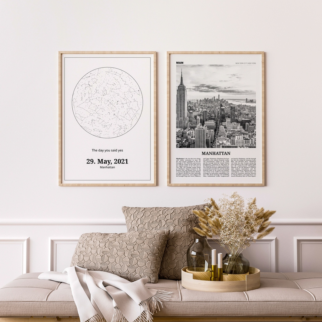 Make your own custom star map 🌃

#gallerywallinspo #etsyprints #decorshop #scandinavianartist #printphoto #nordicinterior #wallinterior #posterdesigncommunity