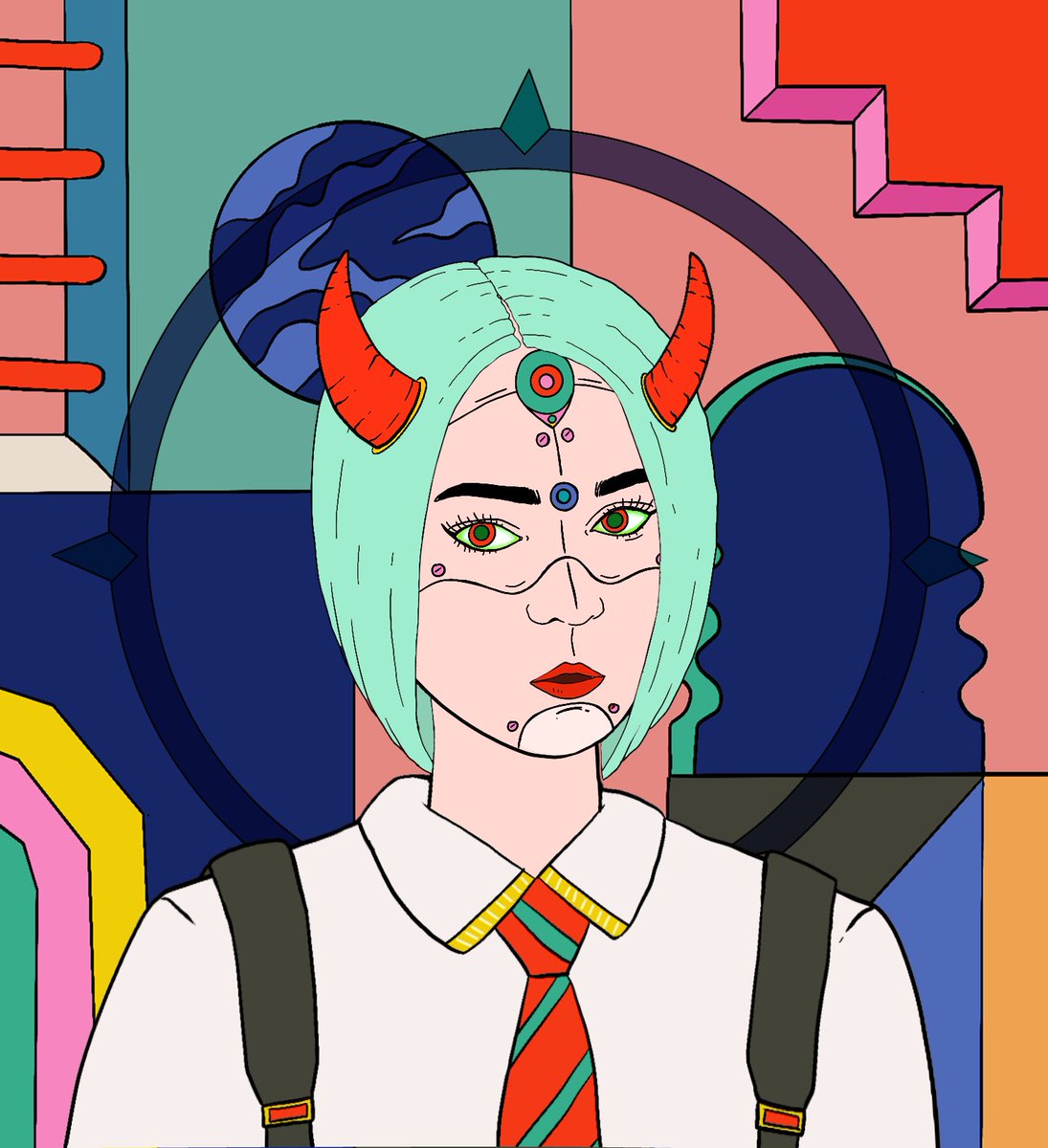 Tazyr_'s tweet photo. So aped into @PlanetariansNFT tonight !!! #gleepglop π₯ loving my little cyborgs \o/ https://t.co/zyu1Gr4133