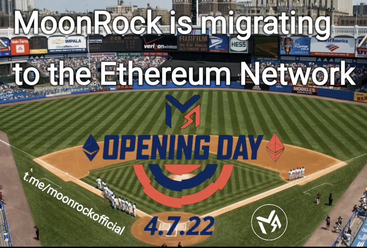 RonnieFranchise's tweet photo. @Ellerberry @WhaleEverything @moonrockcoin #OpeningDay is also #MoonRockcoin Day on #Ethereum https://t.co/9GRqszTy9b