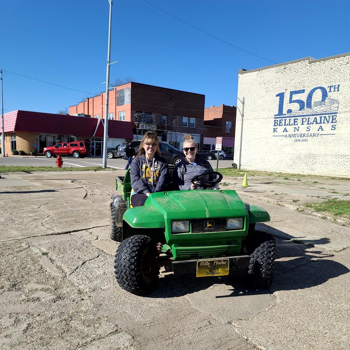 Shout out to BPHS Student Council for helping clean up our community for the Downtown Festival this weekend! Thank you to Happy Farms for providing our lunch. We had a great day today and hope you notice all of their hard work this weekend while you enjoy the festival.
