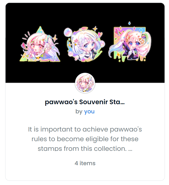 pawwaoart's tweet photo. My first drop of this year will list in ~30 min from now !
and COLORS stamp will sent to you via pawwao's Souvenir Stamps on Opensea after the auction end ! 🙇‍♀️ 
https://t.co/f6LeyKLxnd https://t.co/yV0mlGB35g