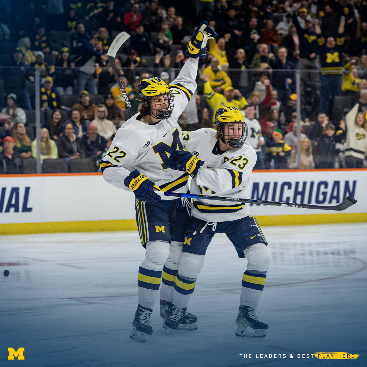 RegentsField's tweet photo. **Join us tomorrow for a special Thursday early opening at 4:30 to show @umichhockey in the #FrozenFour〽️ #GoBlue #ChildrenofYost (hours 4:30pm-2am)** https://t.co/fAaOkMpO1j