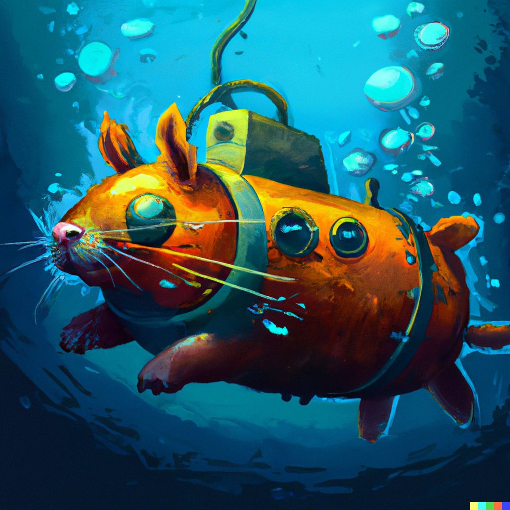 model_mechanic's tweet image. Animal submarine chimeras generated with DALL·E 2