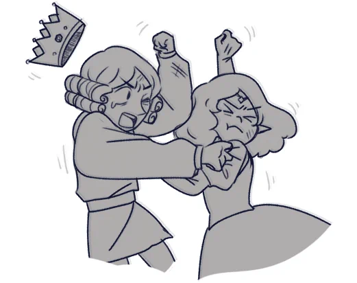 Turns out pretending that the Zeldas from the first two games are the same person gives me an excuse to draw her bro more #thelegendofzelda 