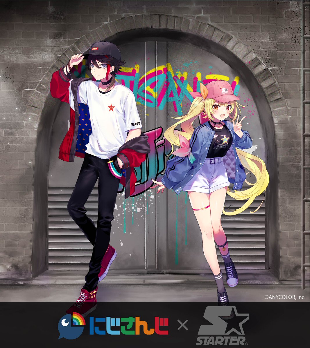 にじさんじ×STARTERコラボZIPパーカー_三枝明那_HICUL（ハイカル