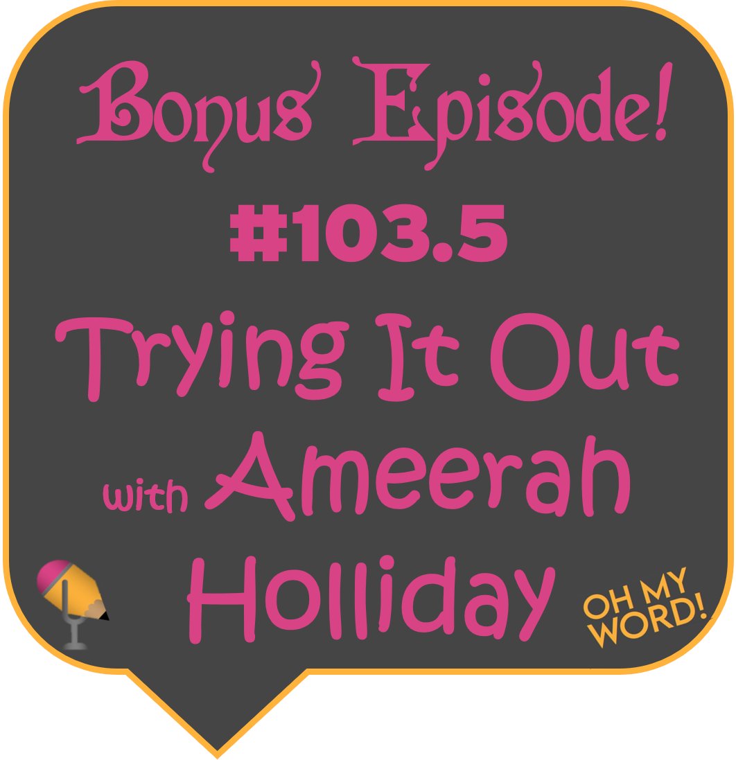 ELTenenbaum's tweet photo. BONUS! Episode with #literaryagent (jr.) Ameerah Holliday @Ms_Holliday93 @serendipitylit
Ameerah shares about what she's looking for in books, and yes, does get #boymeetsworld into the conversation!
Listen in: https://t.co/Qlhlu1yMW6
#bookpodcast #agentinterview #kidlit https://t.co/t6ExqzsqDu