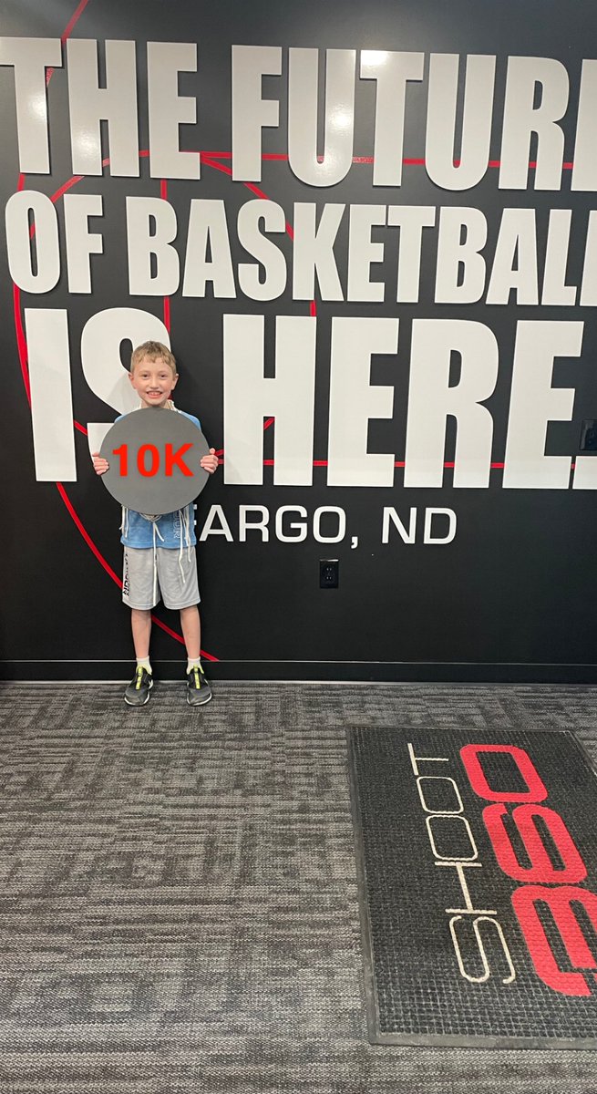 Shoot360Fargo's tweet photo. It’s RAINE-ING buckets‼️ Congratulations to Raine Nash on surpassing 10K Shots Made‼️We can’t wait to see him raise the bar even higher‼️Way to go🙌🏼 #SplashMeter #GetGameReady #Shoot360Fargo @BradyNash14 @nodakbasketball https://t.co/tFtqW855og