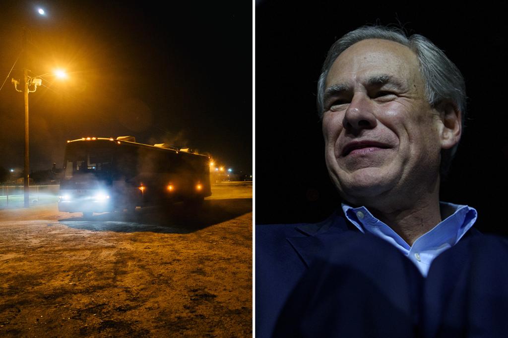 nypost's tweet photo. Texas Gov. Greg Abbott to send buses of migrants to DC ahead of Title 42 surge https://t.co/JcEJ4ABYt2 https://t.co/S4VmMEYC9H
