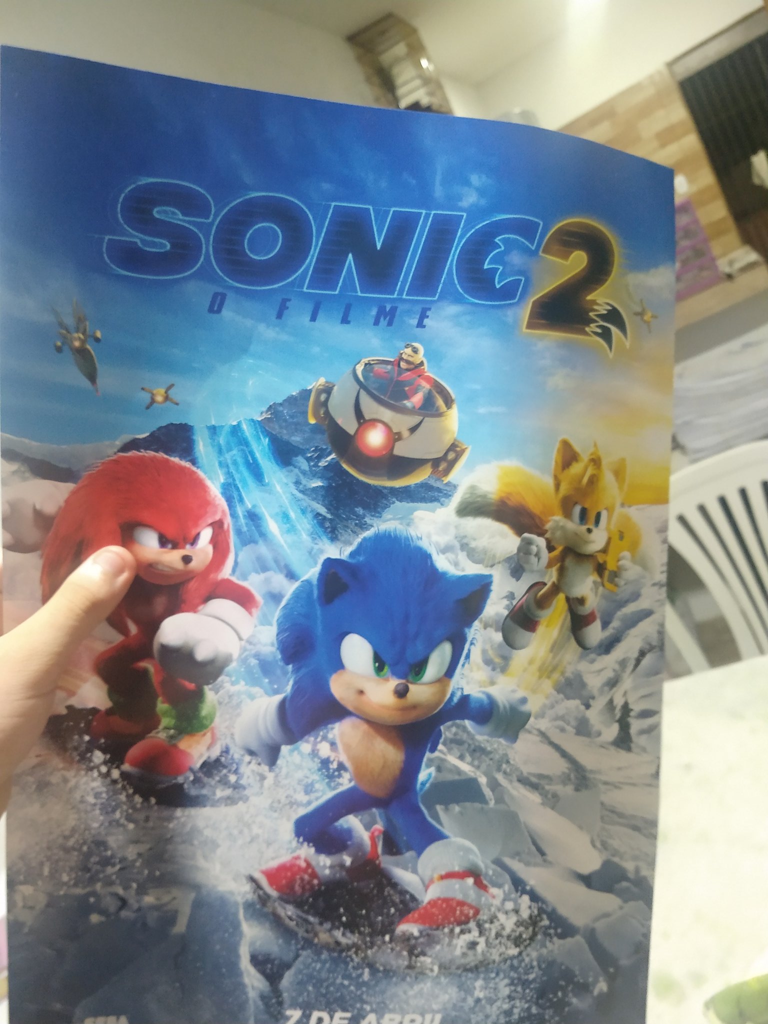 Fãs de Sonic no Brasil - Indo prestigiar o Filme 2 / X