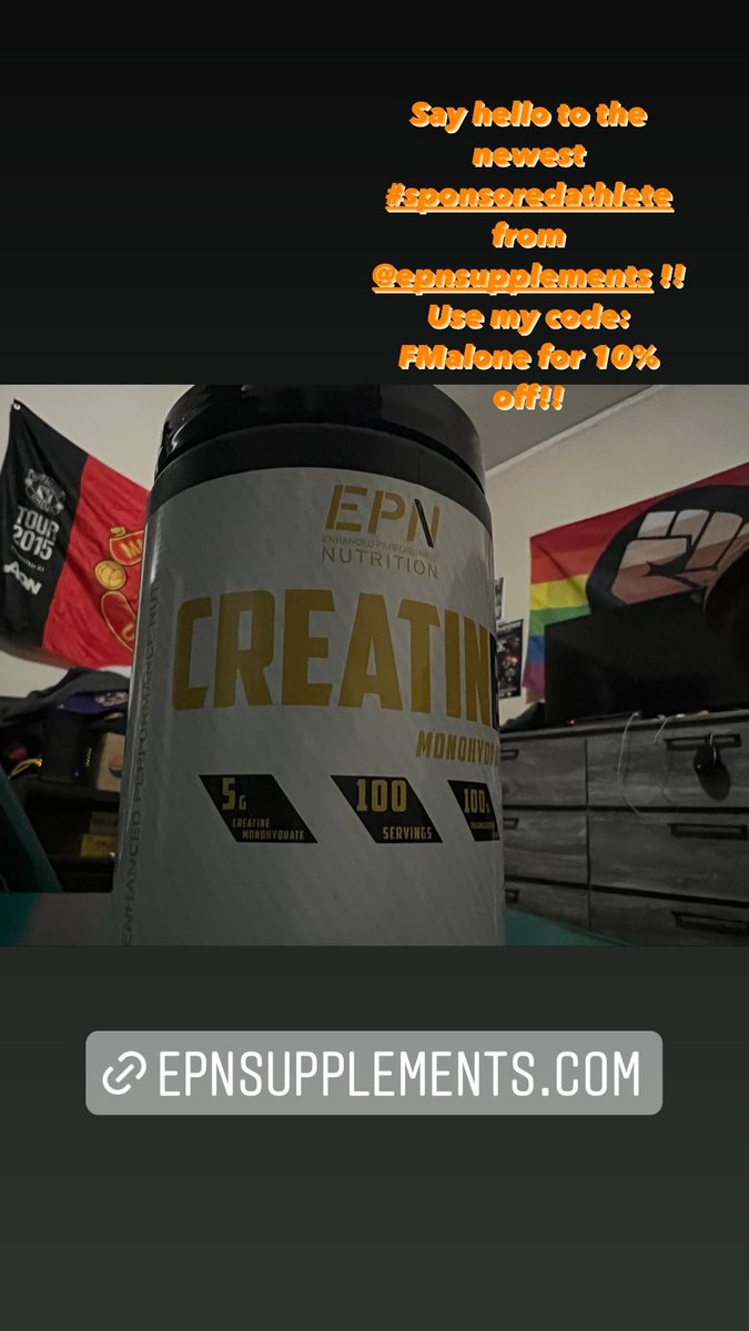AFFletchMalone's tweet photo. Ladies and #gentlevapers the #VapeGod is OFFICIALLY #SPONSORED !!! YUGE shout out to the folks at #EPNSupplements for this opportunity and honor! Head over to their website and use my code FMalone at check out for TEN PERCENT OFF!! THATS #VAPETASTIC!! #sales #fitness #supplements https://t.co/9PYaqgveox