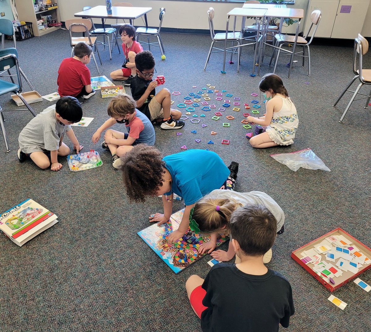 It's all #funandgames #onthehil <a href="/HilburnAcademy/">Hilburn Academy PreK-8</a> After School Care! #crazyKs #boardgames