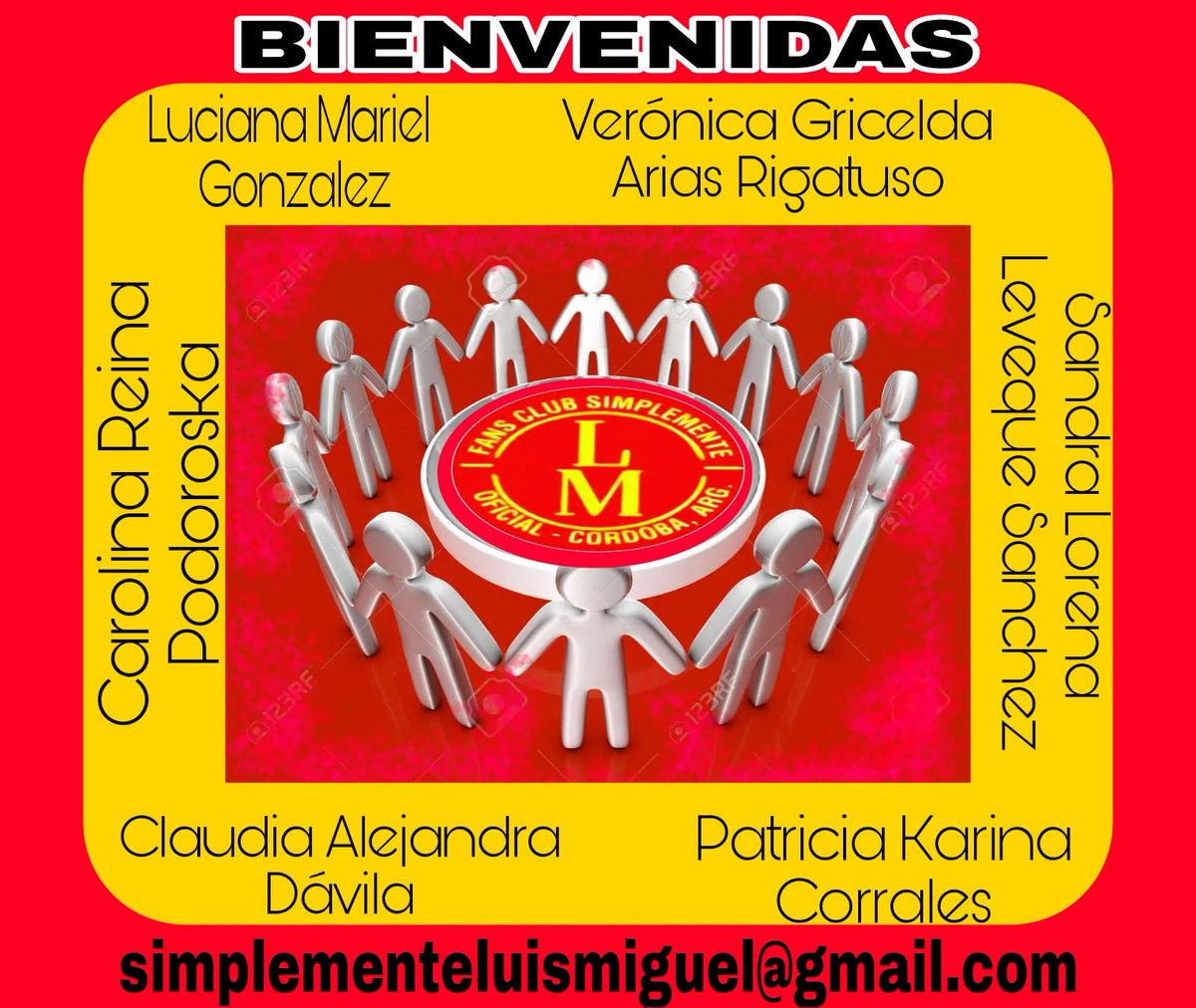SimplementeLM's tweet photo. 🥰Ellas son socias nuevas 
#LaBandaDelRojo
#SimplementeLM
Vos, ya te asociaste?
 🖋️Escribinos tus datos al email de socios de la 📸@lmxlm @WarnerMusicArg https://t.co/BHnPDinFyx