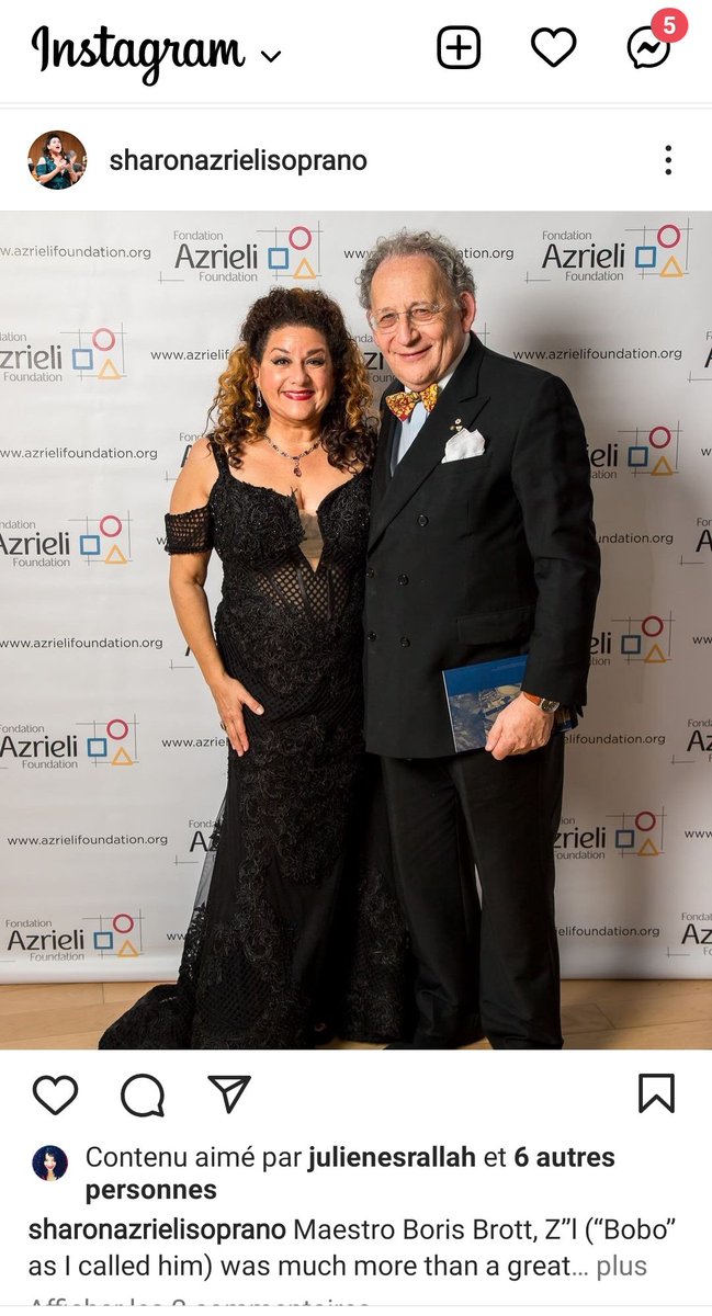 operasteustache's tweet photo. Hommage à Maestro Boris Brott de notre Soprano Falcon Sharon Azrieli à qui nous offrons nos sincères condoléances.
Toute l'équipe du FOSE est en pensée très fort avec toi chère Sharon.
#rip #BorisBrott
@Divaleh @brott_boris
https://t.co/NRsAniBt9m https://t.co/nuhmQkPaNj