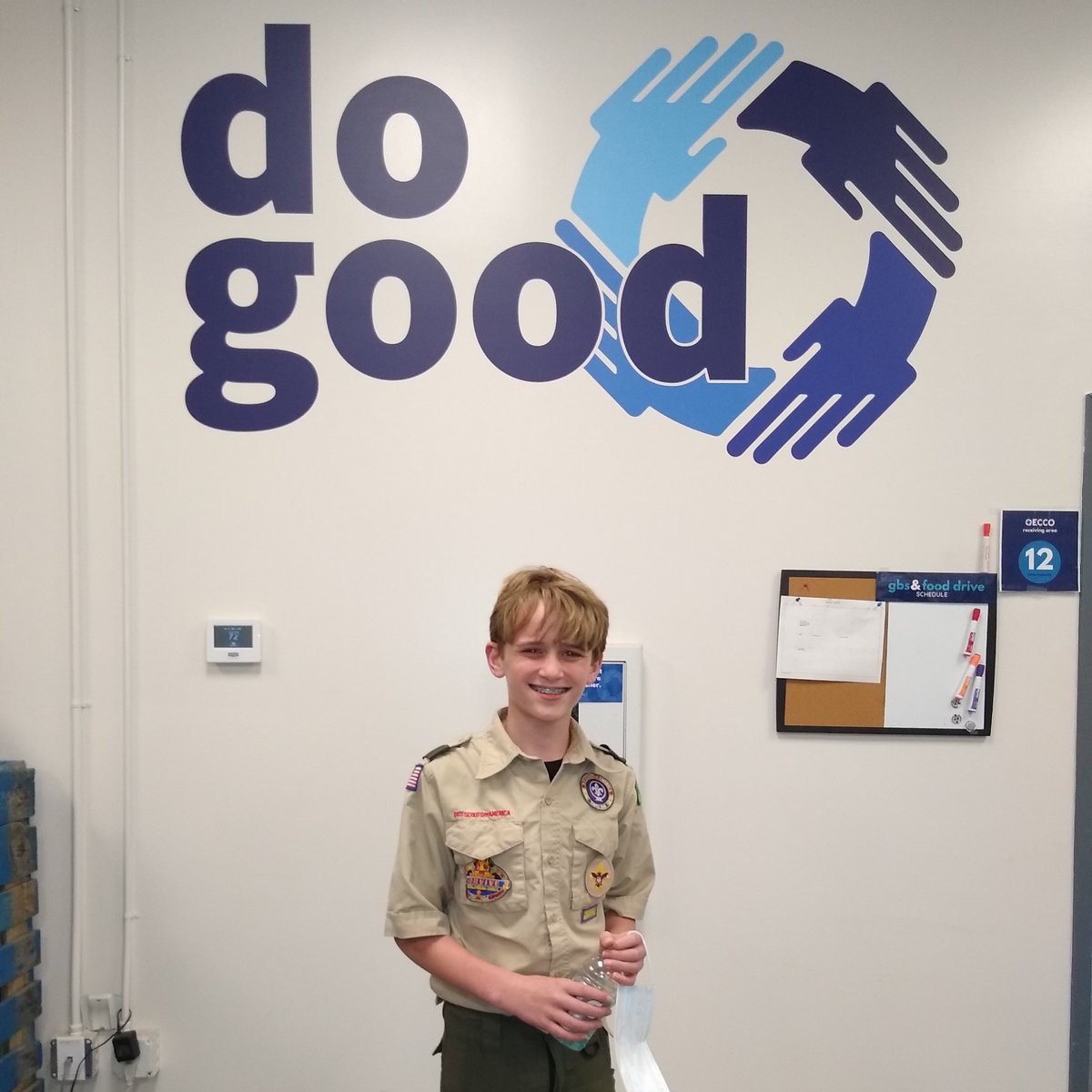When life gives you the opportunity to do good, do it! Jack Leon of Mount Pleasant is a member of Troop 20 &amp; recently held a lemonade stand to raise money for ECCO. He earned his badge for Citizenship in the Community, &amp; he also raised $100 to support our mission. Thank you Jack!