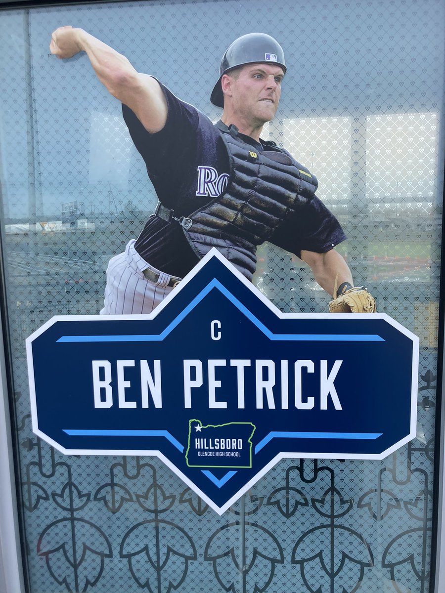 NickKrupke's tweet photo. Glencoe High star Ben Petrick will have his number retired tonight with the Crimson Tide then the former MLB catcher will receive the same honor on Friday before the season opener for the @HillsboroHops where he helped coach #OneVine https://t.co/XDAEOgsXm7