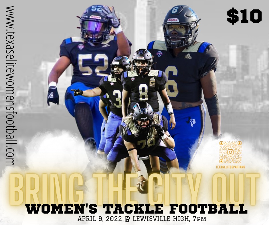 BishopDunne's tweet image. Come out and support Coach Singleton and her team, as they kick off the 2022 season! April 9, Lewisville High School, at 7:00 p.m. #wnfc #spartaaa #beElite @TXEliteFootball @TexasEliteWomensFootball @texaselitespartans