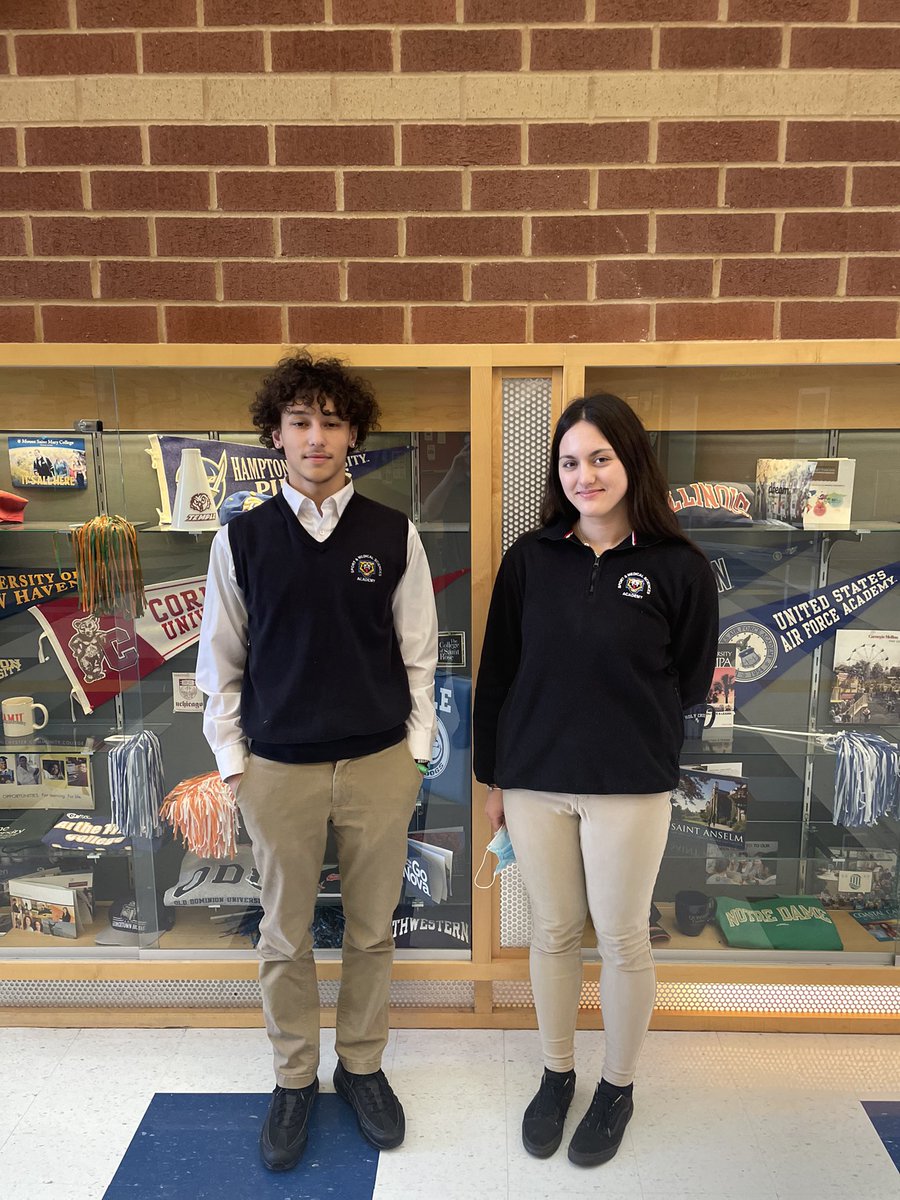 Congratulations to MIGUEL VARELA ‘22 and DZENITA HAMZABEGOVIC ‘23 - 2022 Wise Travel Scholars! Miguel and Dzenita will travel with other WIse Scholars to LA and San Francisco rounding out the trip to the South. SMSA is proud of you!@MrRichT1P