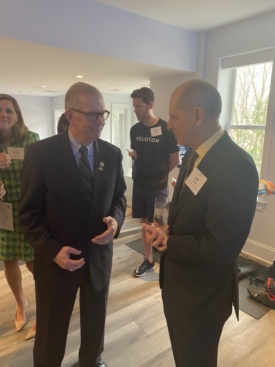 GaryShapiro's tweet photo. Thanks @RepWalberg for stopping by #CTATechWeek. Great to catch up at CES on the Hill! https://t.co/OVkhi4Dl36