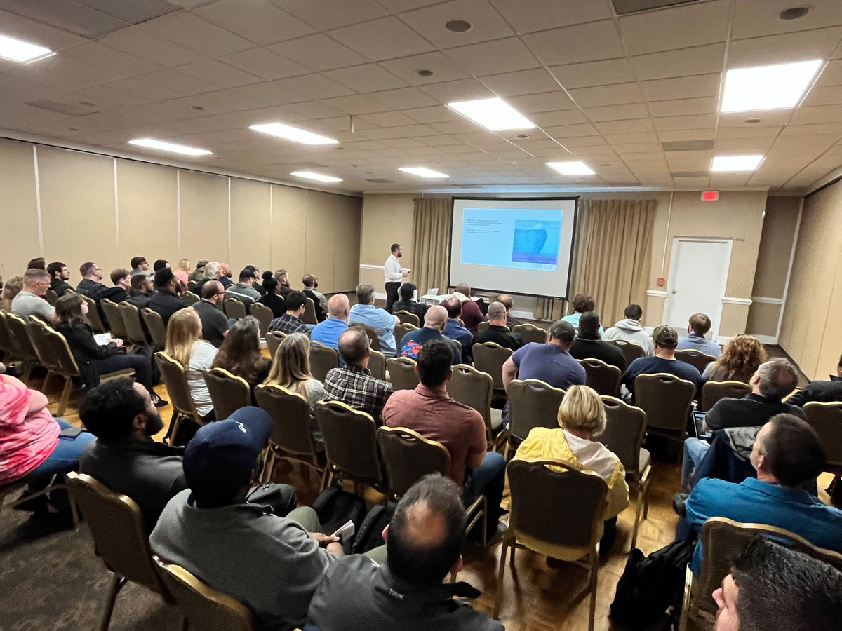 lockstepgroup's tweet photo. Jonathan Kyle, Senior Security Specialist presented to a packed room at NCTIES last week! Contact us if you missed it or want to learn more about out our security services. 💻🔐
#itsolutions #lockstepgroup https://t.co/BrwFbEbMH4