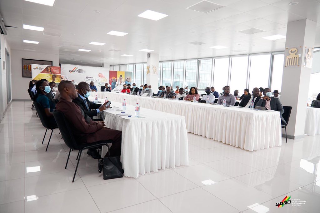 Ghana Investment Promotion Centre (@gipcghana) on Twitter photo <a href="/gipcghana/">Ghana Investment Promotion Centre</a> held an information session today with some MDAs.
The purpose of the session was to share the mandate of the Centre’s Aftercare Department, and demonstrate the positive impact of FDI on Ghana’s economy. <a href="/gipcghana/">Ghana Investment Promotion Centre</a> held an information session today with some MDAs.
The purpose of the session was to share the mandate of the Centre’s Aftercare Department, and demonstrate the positive impact of FDI on Ghana’s economy.