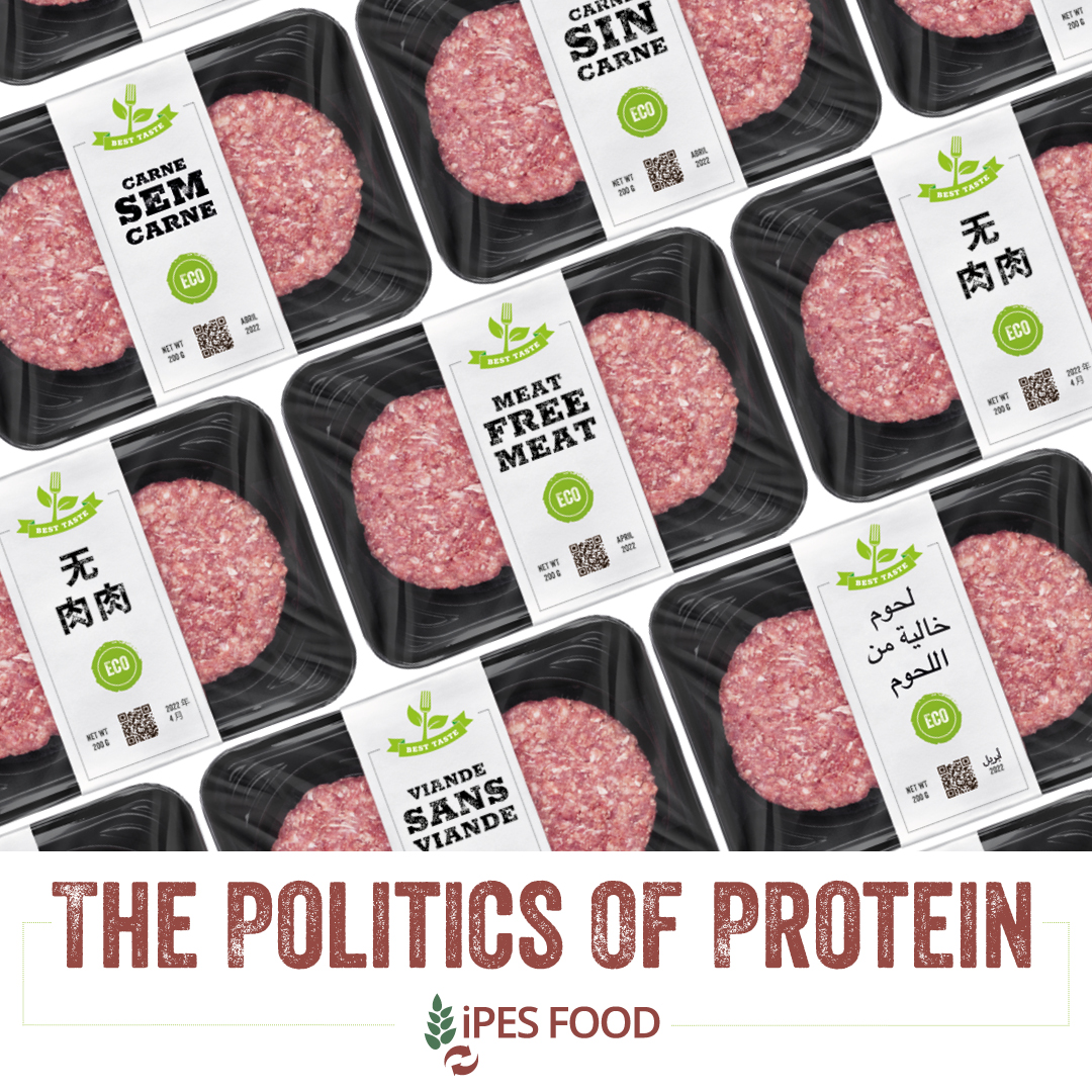 IPESfood's tweet photo. LAUNCHED TODAY: Our major new report “The Politics of Protein”🐄🫘🐖🍗🍔🥩🐟🥜🥛🥚🧀💪

Misleading generalisations and silver bullet solutions are dominating public discussion about #meat and #protein. It’s time to set the record straight.

➡️https://t.co/EK12uigVKs https://t.co/vdopLxO34Y