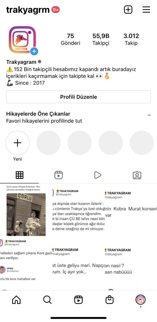 Trakyagram sayfamıza bütüüüüüün kızanları bekleriz 🌻  Eski sayfam kapandı destek lütfen 
instagram.com/trakyagrm