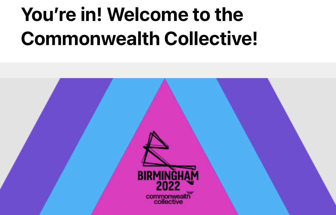 JadeSeva's tweet photo. Excited to have been offered a volunteer role at the Commonwealth games in the summer. First orientation event training session held virtually this weekend 😊. #cwg #commonwealthcolllective https://t.co/MZeNpjWtdS